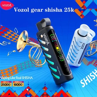 Vozol Gear Shisha 25000 dveseļi